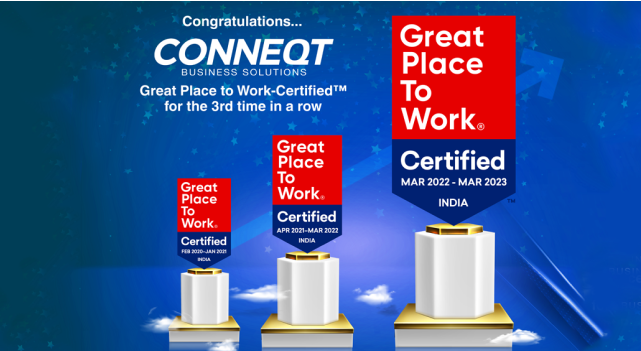 We are CertfiedTM a Great Place to Work for 3rd consecutive time