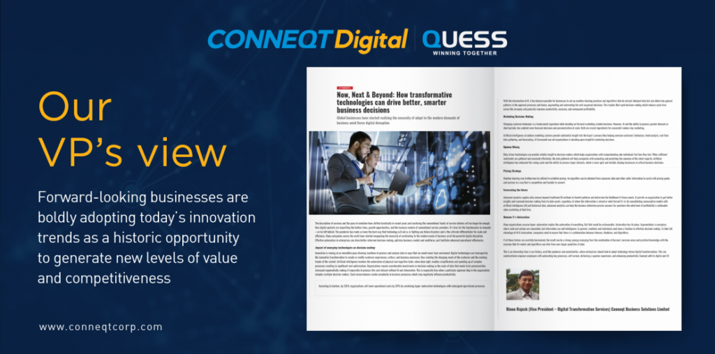 ET Insights: Our VP’s view on driving smarter business decisions through disruptive technology