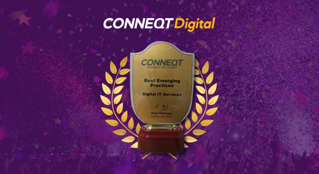 Conneqt Digital wins "Best Emerging Practices" for Digital IT Services